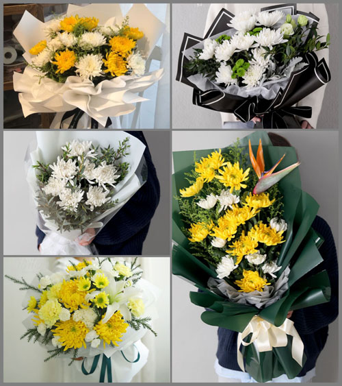 湖北十堰市丹江口市均县镇寨河村白事花束代送